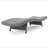 CRETE WICKER CHAISE LOUNGE