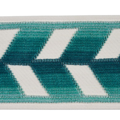 Ruban de velours à chevrons