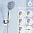 Shower Head With 10 Inch Rainfall & Handheld: 11 Extension, 6 Spray Modes, Leak, Stainless Steel, Wall Mounted, Square Shower, Adjustable Flow Rate 10" : High Handheld, 11" Arm, Self-Cleaning, Leak-,-125173621