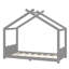 Lit simple pour enfant avec structure en bois massif, conception de maisonnette, lattes de soutien, sans sommier, gris-1971980319-1971980318
