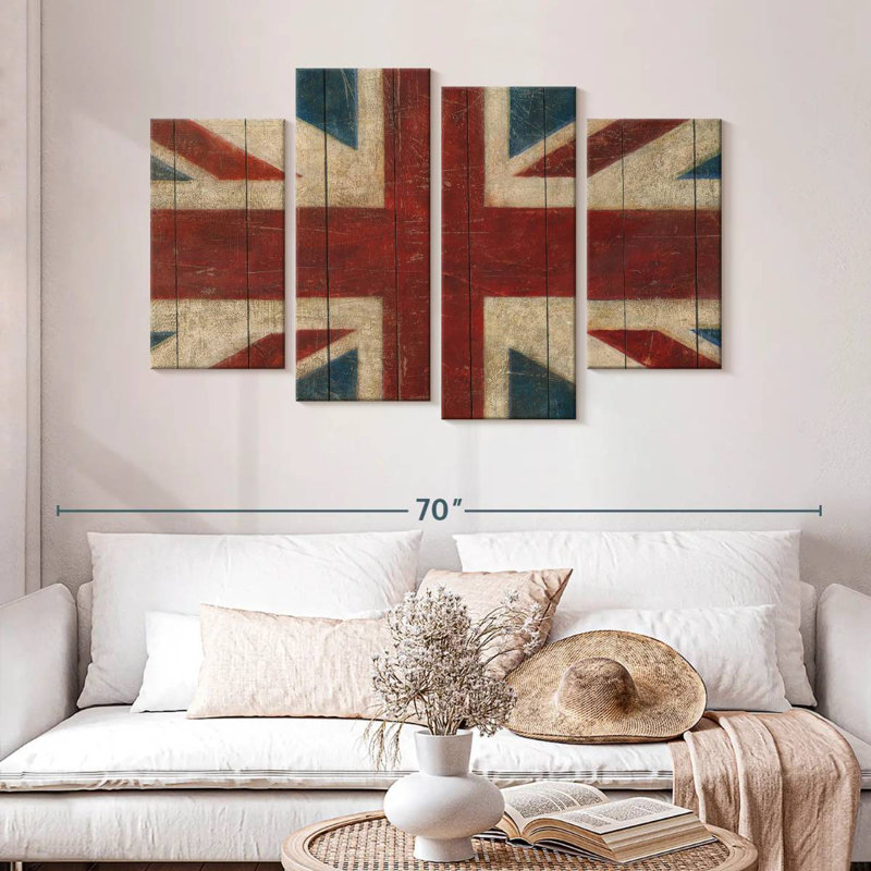 Borges Union Jack, H 32 po x l 52 po