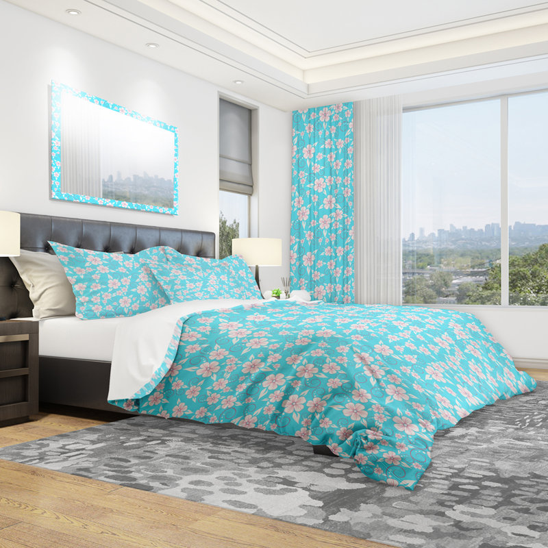 Ensemble de housse de couette moderne et contemporaine, Housse de couette très grand + 2 taies décoratives
