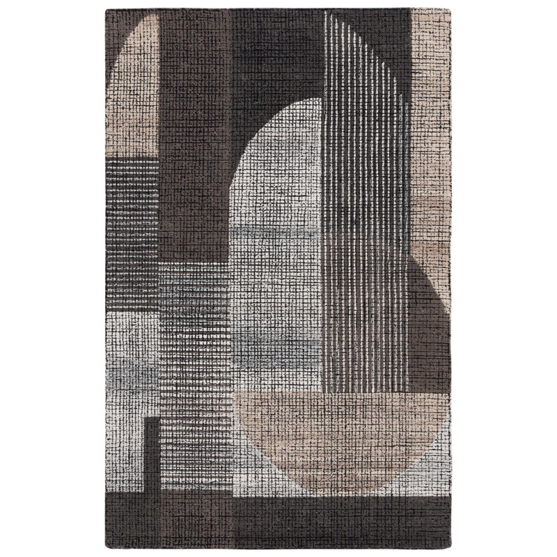 Tapis rectangulaire en laine Sanferd, Rectangle 8 pi x 10 pi