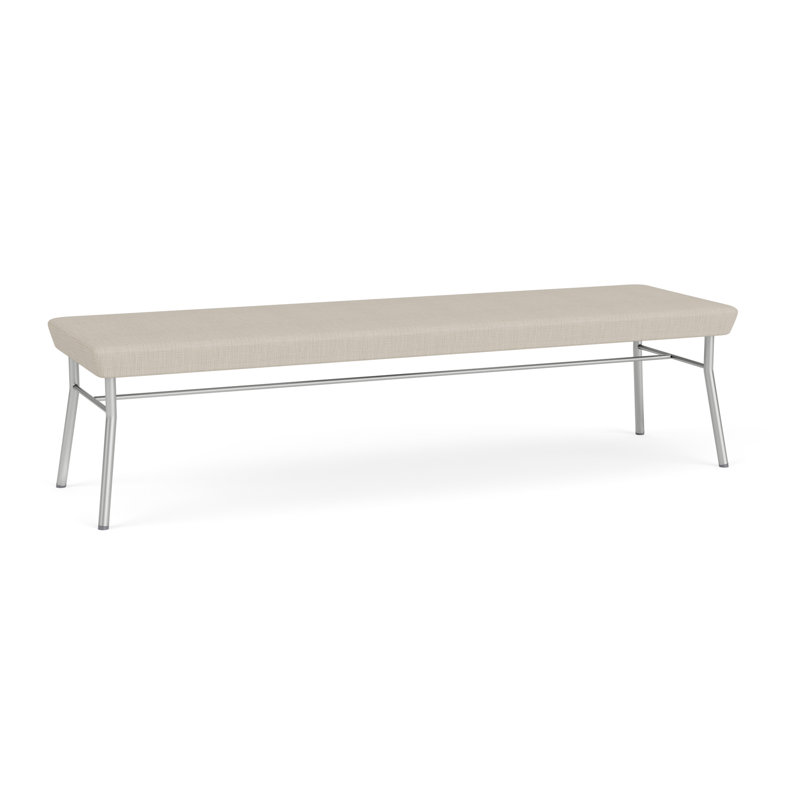 Banc en métal 3 places Chat, Argent, Plot Line neutre