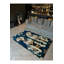 Tapis décoratif moderne à motif de tigres blancs-383179204