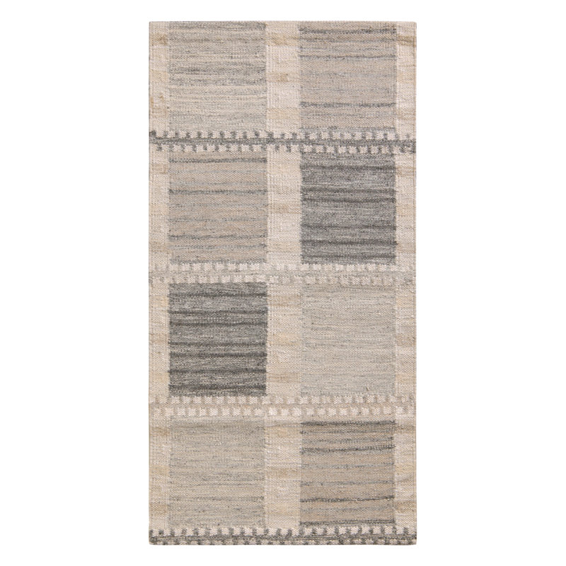 Scandinavian Wool Geometric Area Rug, Rectangle 10' x 14'