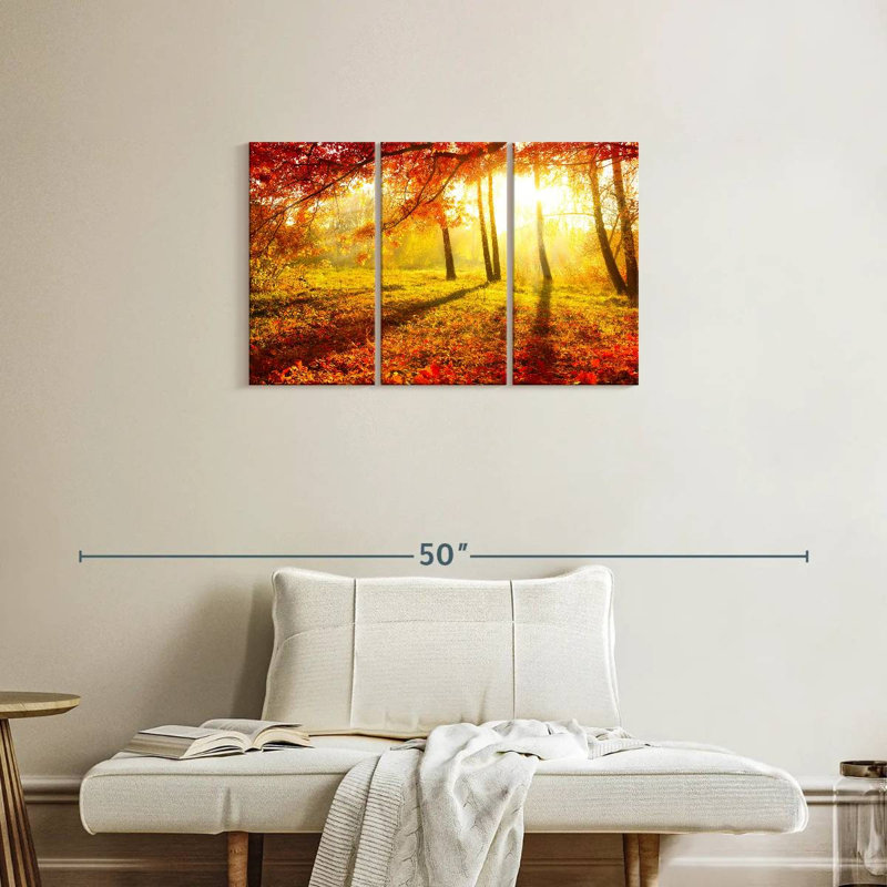 Alvord, paysage d'automne lumineux, H 20 po x l 33 po