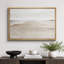 Minimal Landscape "Coastal Sandy Beach Seascape Artwork, Abstract Minimalist Neutral Decor Wall Pictures, Large Framed Canvas Giclee Print Wall Art"-93389235-93389239-119598452
