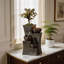 Fontaine d'eau de table en cascade avec jardinière 3 niveaux Fontaine zen intérieure Bureau Décoration d'eau Décoration de bureau