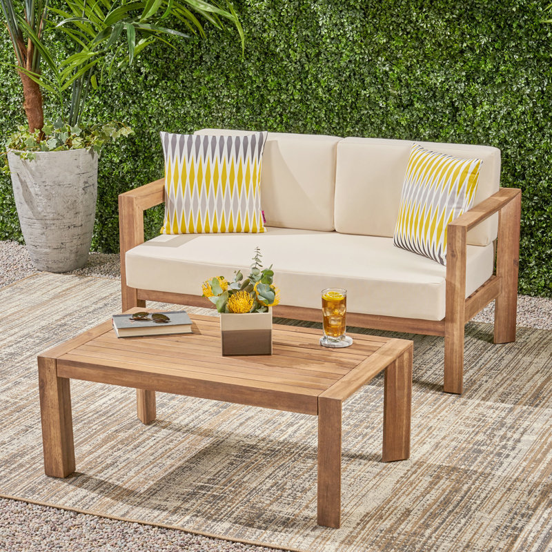 Causeuse et table basse