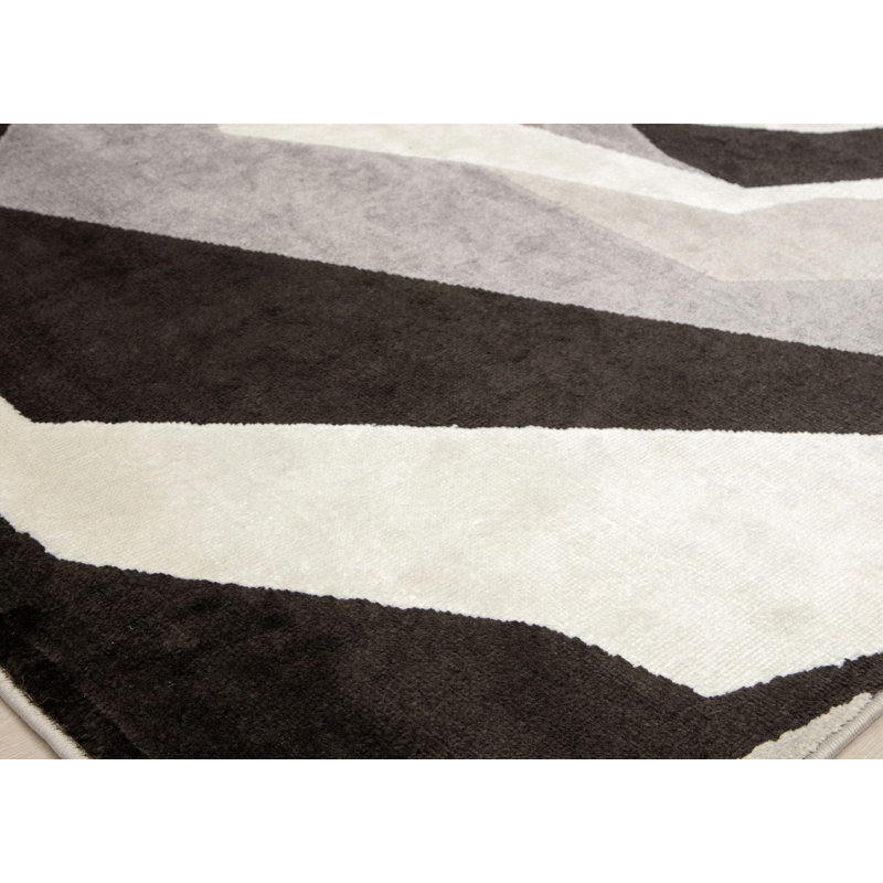 Vera Modern Late Bloomer Area Rug, Rectangle 5' x 7'
