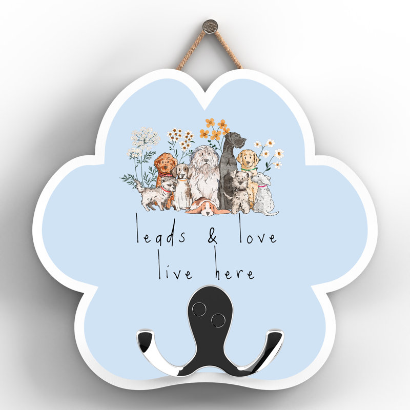 At Home With Paws Hanging Wall Hook