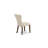 7 Piece Dining Room Table Set Consist of a Rectangle Kitchen Table and 6 Light Beige Linen Fabric Parson Dining Chairs, Mahogany-2014748469-2014748468-2014748475