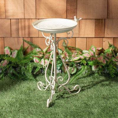 Allon Metal Single Tier Birdbath