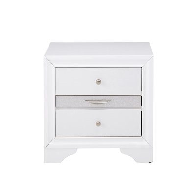 2 Drawers and 1 Jewellery Drawer Nightstand