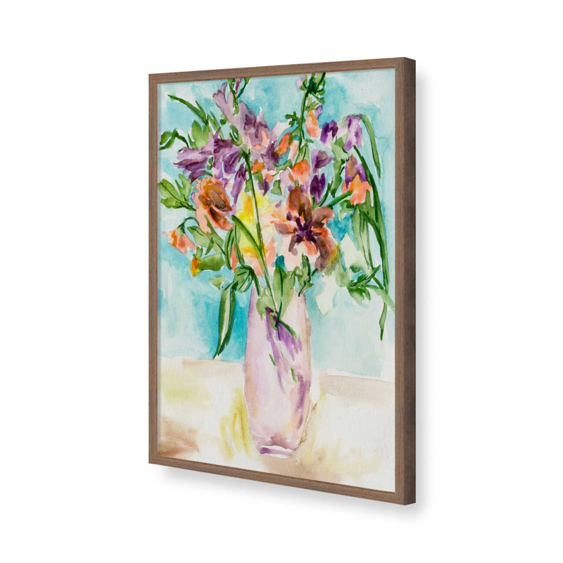 «Petals Unraveled I» par Melissa Wang, reproduction d'art sur toile, H 40 po x l 30 po, Encadrement ouvert sans papier mat