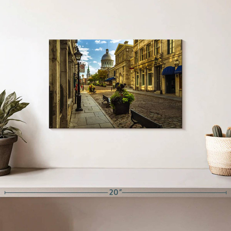 Rorry Cobbled Montreal Streets, 8" H x 12" W