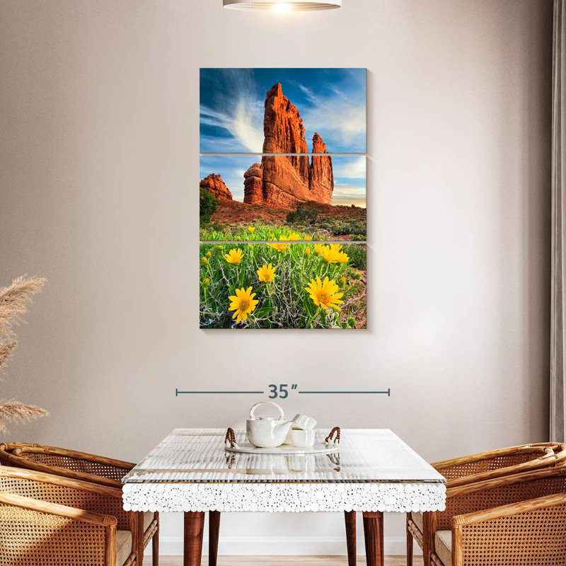 Alvord Courthouse Towers, 45" H x 28" W