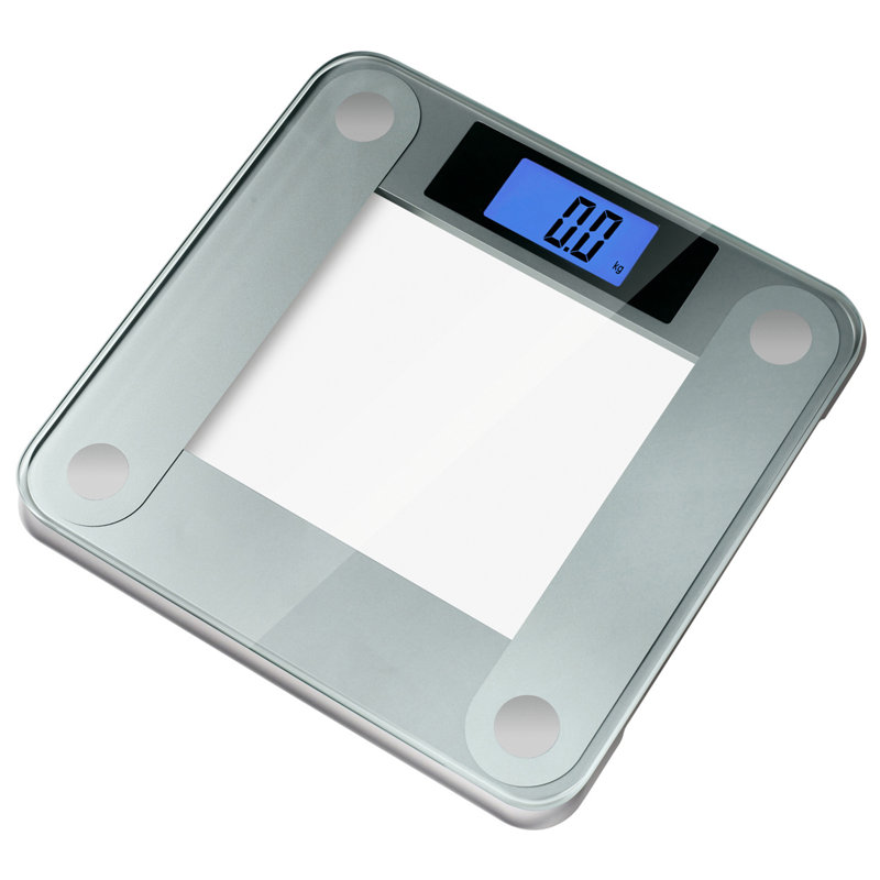 Ozeri Precision II Body Weight Scale (440 lbs Step-on Bath Scale), with Weight Change Detection, Silver
