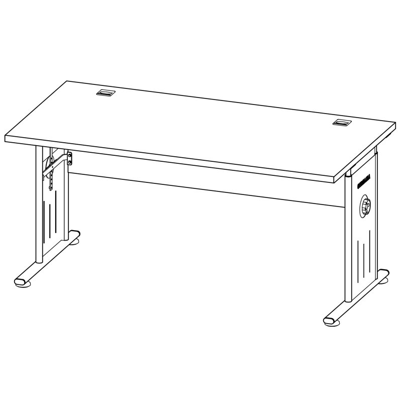Vision 160cm W Rectangular Writing Desk