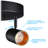 5CCT 3-Light Ceiling Track Spotlights Dimmable, 5 Colour Temperature Selectable-107634865