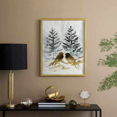 Reproduction encadrée - bois massif