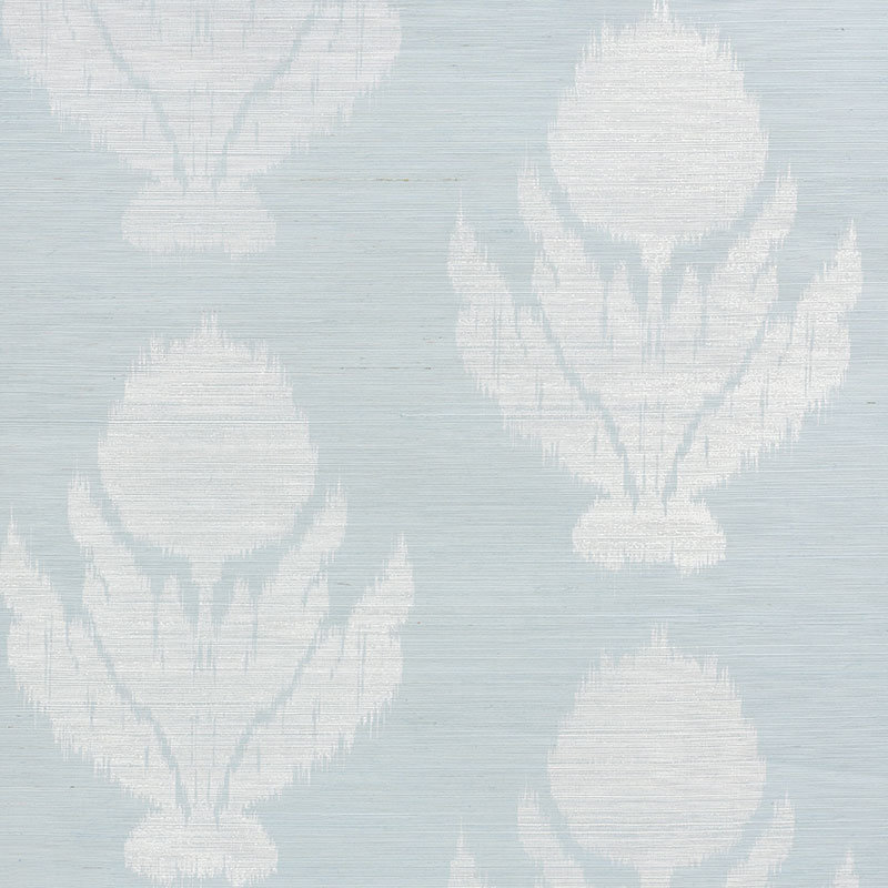Agra Hemp Shimmer Wallpaper, Sky