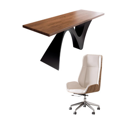 Creative Leg Design Rectangular Computer Desk