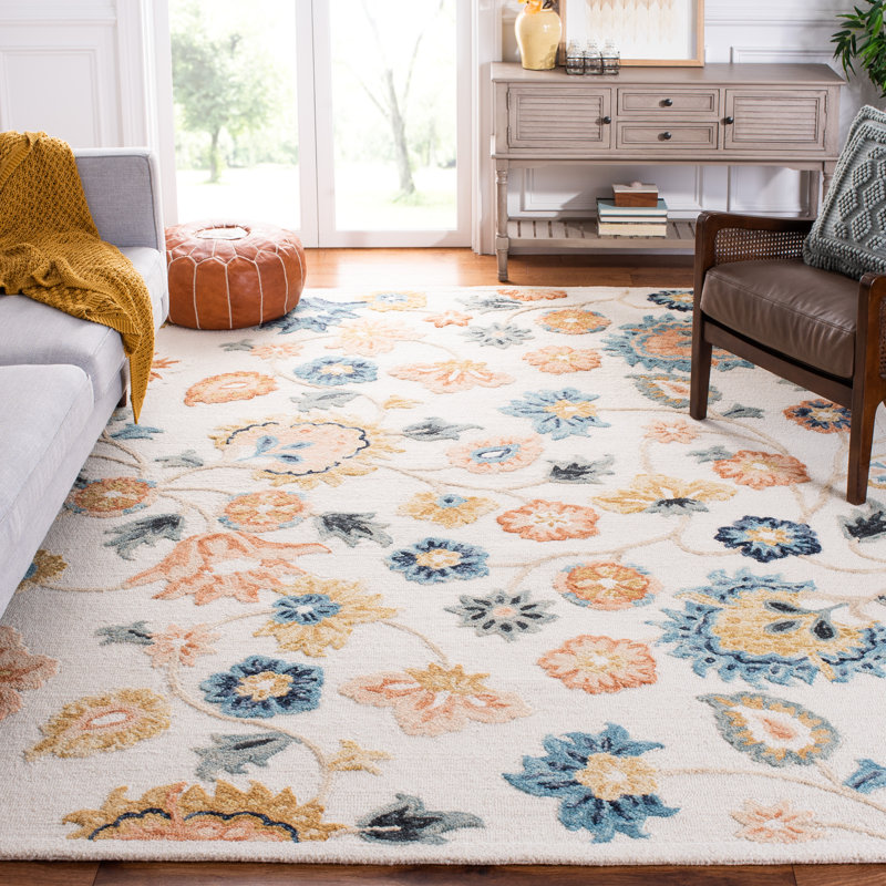 Hermine Metro 112 Area Rug In Ivory / Grey, Rectangle 8' x 10'