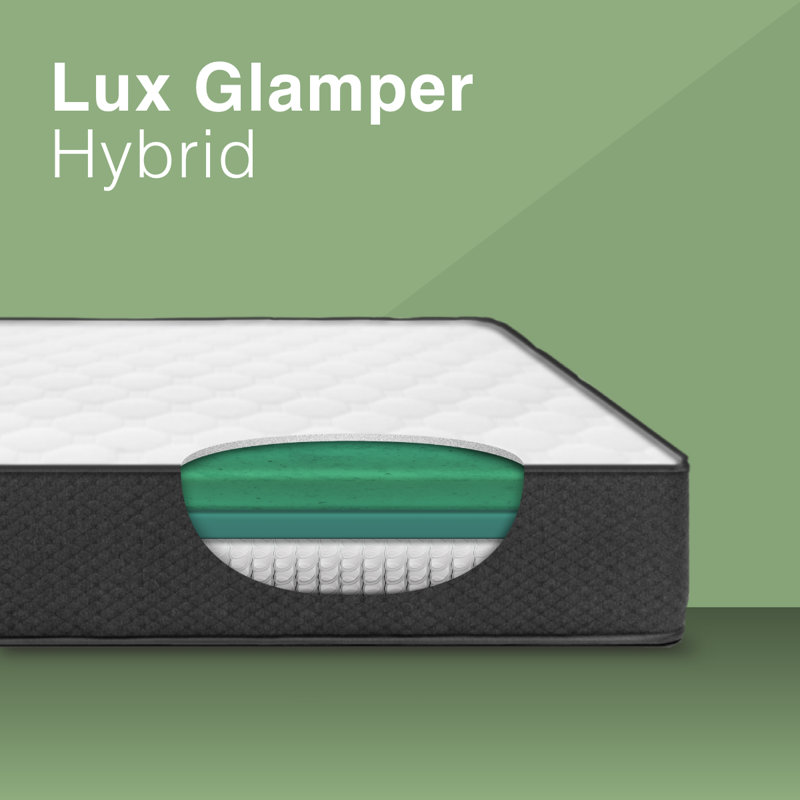 Matelas en mousse viscoélastique gélifiée Hive, Très grand lit simple