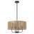 4 - Light Dimmable Drum Chandelier