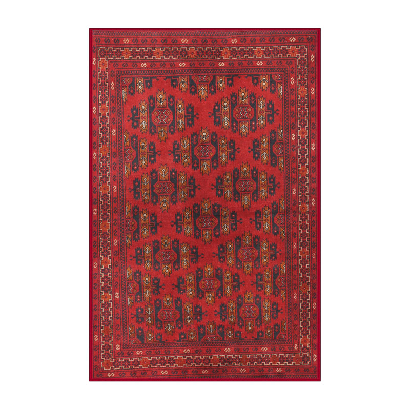 Tapis rouge à motif sud-ouest, Rectangle 5 pi x 7 pi