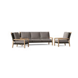Hudson Outdoor 3 - Piece Conversation Set
