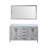 Jacques 60 in. W x 22 in. D Double Bath Vanity, and 58 in. Mirror-112957216-90700943