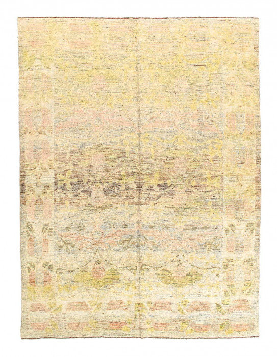 Tapis en laine d'agneau unique 8 pi 3 po x 11 pi Blainey