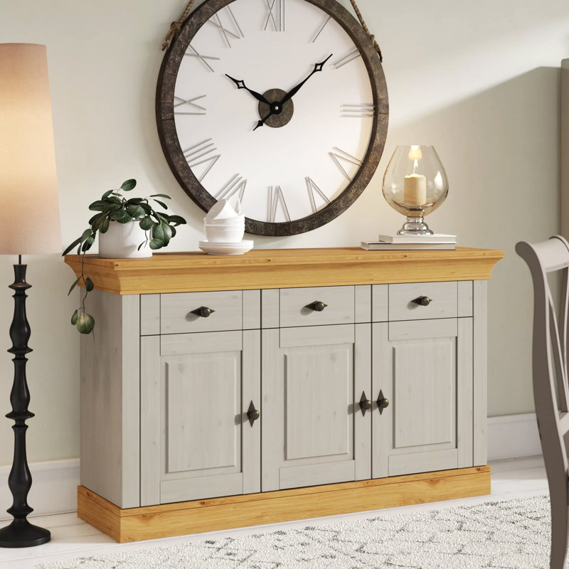 Kelly 143.2cm Sideboard, Stained and varnished grey