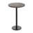 Round Solid Wood Commercial Tabletop with Round Bar Height Base-102232064-102232067-102234108
