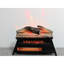 Foyer électrique 23 pouces, chauffage infrarouge, insert à bûche 3D, 1500 W / 5000, flamme réglable, 11 réglages de température, télécommande, / Ul, pièce d'étude 23 po avec flamme et température 1500 W 5000, télécommande, double, vestibule