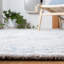 Floral Handmade Tufted Light Blue/Ivory Area Rug-1840884942
