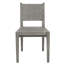 Chaise en rotin et acajou Marzel
