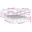 Vidaxl Solid Wood Bed with Shelf-1556534771-1556534778