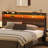 40.79"H Queen Headboard With Charging Station And Led Light