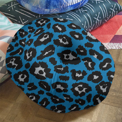 Housse et insert de coussin touffeté rond