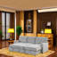 Canapé-lit convertible en L avec lit escamotable, porte-gobelets intégrés, port USB et repose-pieds avec canapé-lit modulaire et confortable pour le salon-938304187