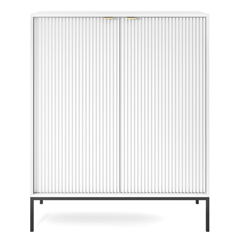 Lineham 104 Cm Wide Highboard, White