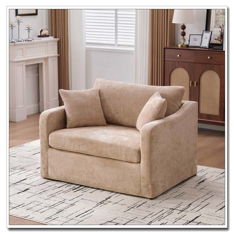 Fauteuil d'appoint en chenille, Blé