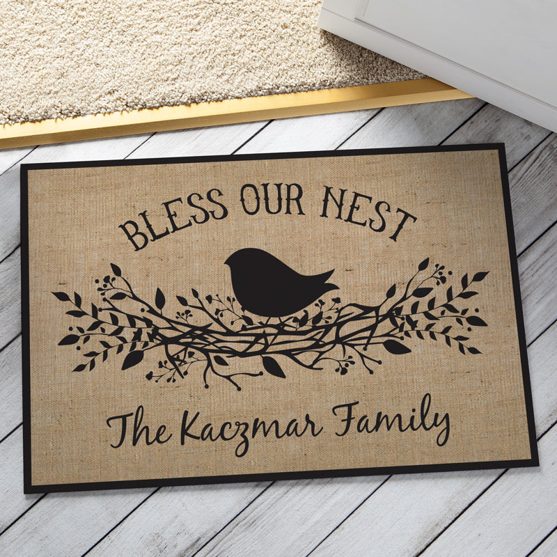 Huebner Non-Slip Wedding Outdoor Doormat