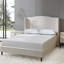 54" King/Queen Size Upholstered Wingback Bed With Headboard - Premium Textured Platform Bed, No Box Spring Needed​​-116988477