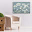«Spring Blossoms 2 Slate Blue» par Danhui Nai, art mural sur toile-1260767491