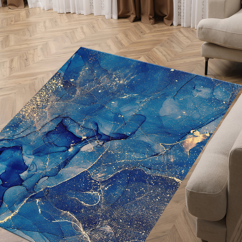 Chic Non Woven Thin Type Printed Rug with Intricate Floral Design and Border Detailing in Warm Tones Ideal for Adding a Touch of Sophistication to Any Living Space